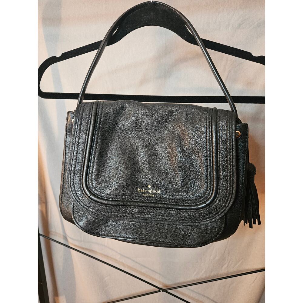 Kate Spade Black Pebbled Leather Handbag
